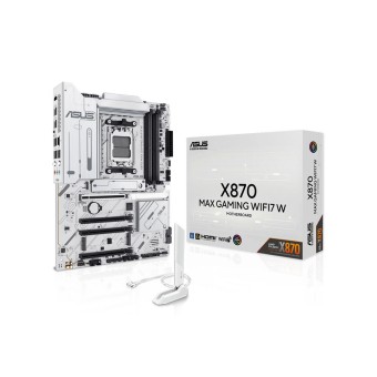 ASUS X870 MAX GAMING WIFI7 W AMD Ryzen Soket AM5 DDR5 8000+MT/s(OC) WIFI 7 ATX Anakart