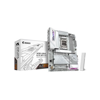 GIGABYTE X870E AORUS ELITE WIFI7 ICE AMD X870E Soket AM5 DDR5 8200MT/s (OC) WIFI7 ATX Anakart