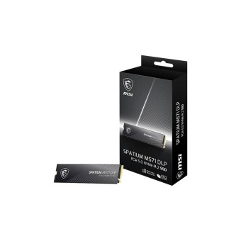 MSI SPATIUM M571 DLP PCIE 5.0 NVME M.2 2TB Okuma Hızı 14500MB/s / Yazma Hızı 11000MB/s PCIe Gen5x4 SSD