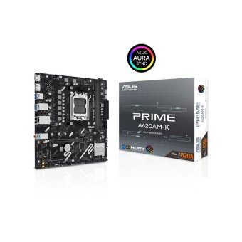 ASUS PRIME A620AM-K AMD A620 AM5 DDR5 7600+MT/s USB3.2 mATX Anakart