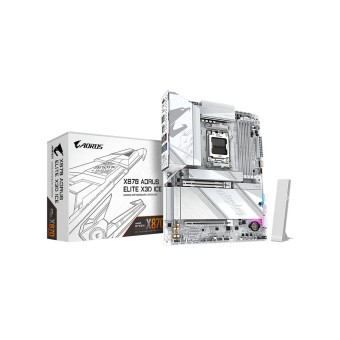 GIGABYTE X870 AORUS ELITE X3D ICE AMD X870 Soket AM5 DDR5 8800MT/s Wi-Fi 7 ATX Anakart