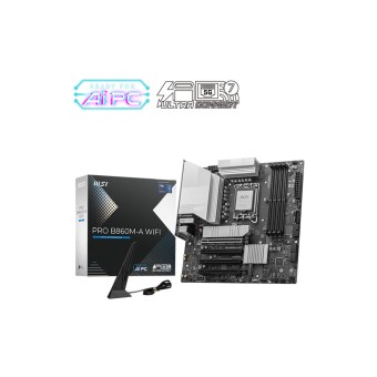 MSI PRO B860M-A WIFI Intel Core Ultra LGA 1851 Soket 8600MT/s  Wi-Fi 7 mATX Anakart
