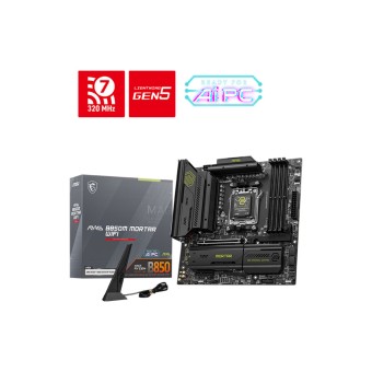 MSI MAG B850M MORTAR WIFI AMD Ryzen B850 AM5 Soket 8400MT/s  Wi-Fi 7 mATX Anakart