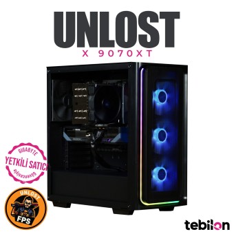 UNLOST X-AMD RYZEN 9700X-GIGABYTE Radeon RX 9070 XT GAMING OC 16GB-GIGABYTE B840M-16GB RAM-1TB SSD-OEM PAKET