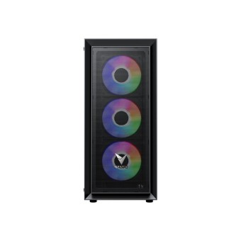 VENTO VG17F Rainbow Fanlı-Vento 650W 80Plus Bronze Mesh Temperli Camlı USB 3.0 ATX Rainbow Gaming Kasa