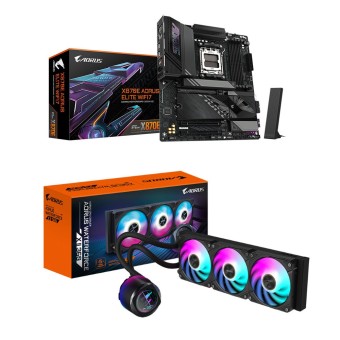 GIGABYTE X870E A ELITE WIFI7 + AORUS WATERFORCE X II 360 Oem Paket