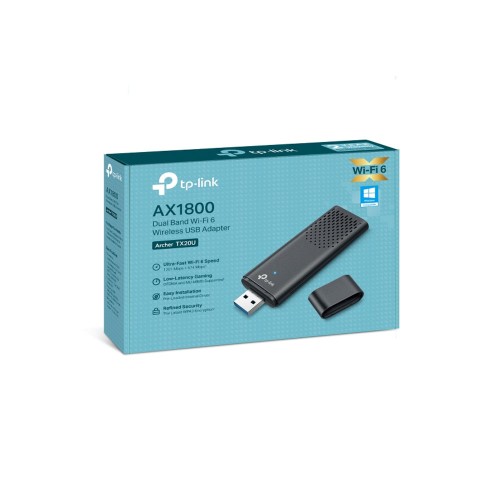 TP-LINK AX1800 Dual Band 5GHz/2.4GHz Wi-Fi 6 USB Adapter