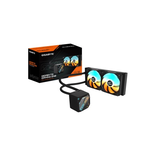 GIGABYTE GAMING 240 LGA1700/1851/AM5 240mm ARGB Fanlı Sıvı Siyah İşlemci Soğutucusu-GP-GIGABYTE GME 240