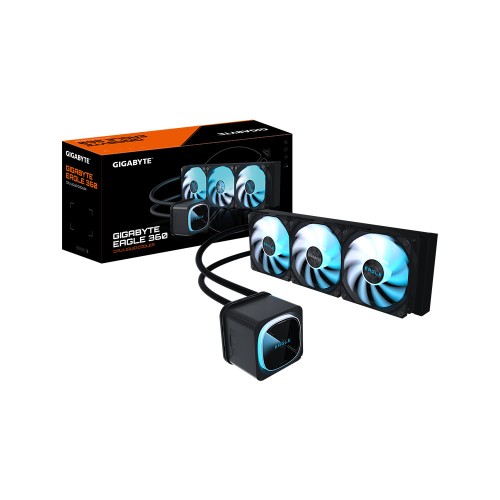 GIGABYTE EAGLE 360 LGA1700/1851/AM5 360mm ARGB Fanlı Sıvı İşlemci Soğutucusu-GP-GIGABYTE EAGLE 360