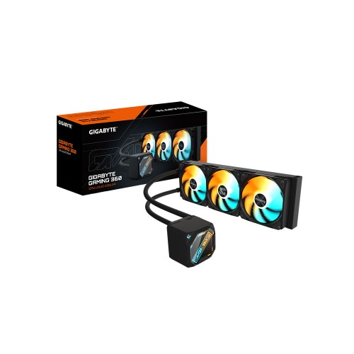 GIGABYTE GAMING 360 LGA1700/1851/AM5 360mm ARGB Fanlı Sıvı İşlemci Soğutucusu-GP-GIGABYTE GME 360