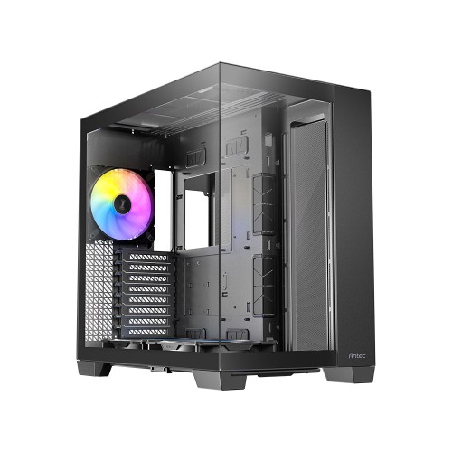 ANTEC C8 ARGB BLACK Temperli Camlı Type-C x1 Dual Chamber Full