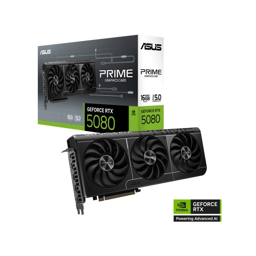 ASUS PRIME GeForce RTX 5080 16GB GDDR7 256Bit DLSS 4 NVIDIA Ekran Kart