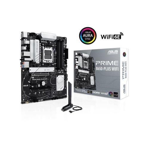 ASUS PRIME B650-PLUS WIFI AMD B650 Soket AM5 DDR5 7600MHz (OC) M.2 ATX Anakart