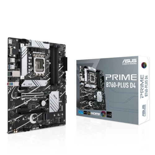 ASUS PRIME B760-PLUS D4 Intel B760 Soket 1700 DDR4 5333MHz (O.C.) ATX Anakart