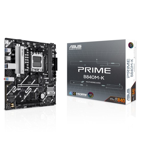 ASUS PRIME B840M-K AMD B840 Soket AM5 DDR5 8000MHz (OC) mATX Anakart