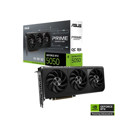 ASUS Prime GeForce RTX 5050 8GB GDDR6 8GB  DLSS 4  128Bit NVIDIA Ekran Kartı