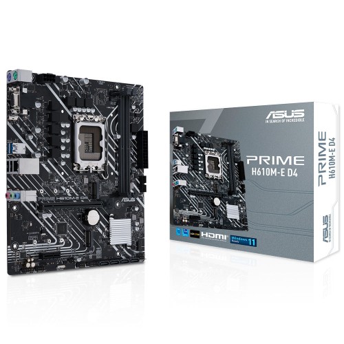 ASUS PRIME H610M-E D4 Intel H610 Soket 1700 DDR4 3200MHz mATX Anakart