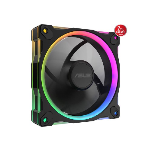 ASUS PRIME MR120 FAN ARGB SİYAH 1x120mm AURA Sync Siyah Tekli Fan
