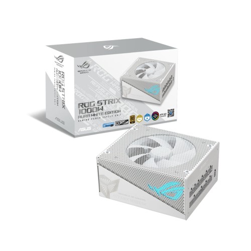 ASUS ROG STRIX 1000W Gold Aura White Edition ATX 3.0 PCI-E 5.0 80Plus Gold Modüler Güç Kaynağı