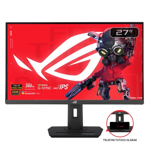 ASUS ROG STRIX XG279CNS 27" 380HZ 0.3ms GTG FAST IPS HDR 1920x1080 FreeSync VE G-SYNC UYUMLU Gaming Monitör