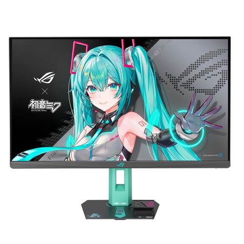 ASUS ROG Strix XG27ACMEG-G Hatsune Miku 27 inç 260Hz 0.3ms 2K Adaptive Sync Fast IPS Pivot Gaming Monitör