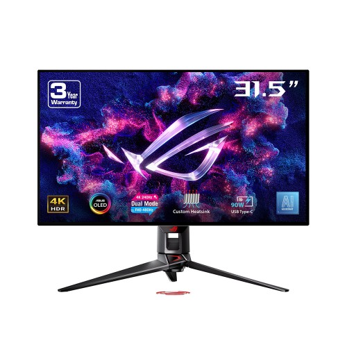 ASUS ROG SWIFT PG32UCDP 31.5 480Hz 1MS 3840x2160 Adaptıve-Sync OLED Gaming Monitör