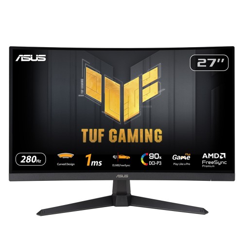 ASUS TUF GAMING VG27VQM1B 27" 1 ms 280Hz FULL HD VA FREESYNC VE GSYNC UYUMLU Kavisli Gaming Monitör