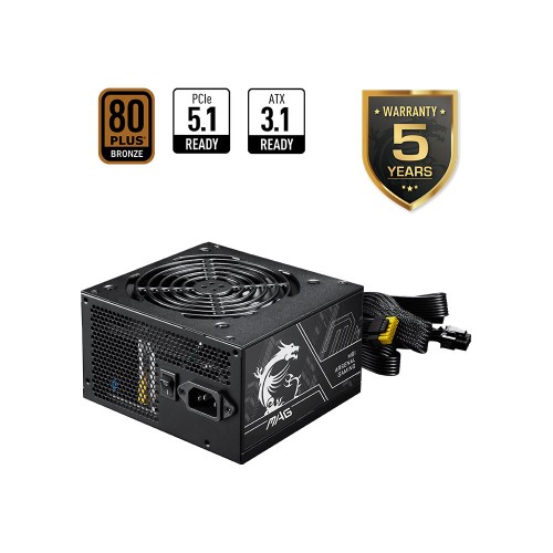 MSI MAG A650BN PCIE5 II 650W 80Plus Bronze PCIe 5.1 / ATX 3.1 Güç Kaynağı