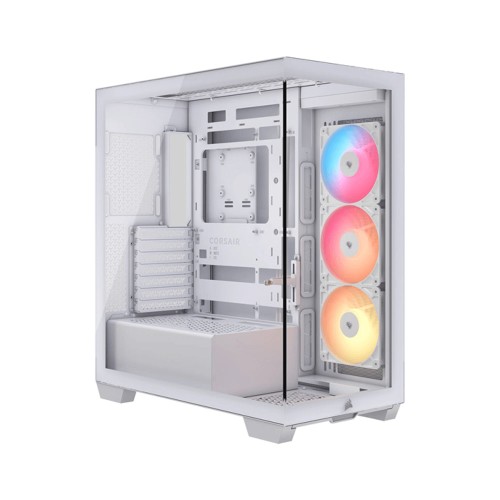 CORSAIR 3500X 3xRS120-R 120mm ARGB FanlıTemperli Camlı Mid-Tower Beyaz Bilgisayar Kasası-CC-9011323-WW