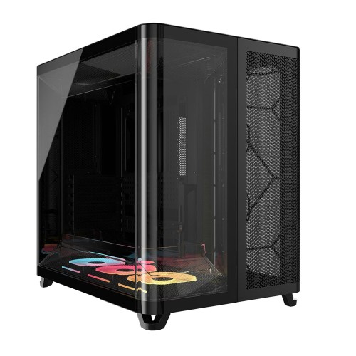 CORSAIR AIR 5400X LX-R RGB iCUE LINK Panoramik Camlı TRIPLE CHAMBER Mid-Tower CC-9011320-WW Bilgisayar Kasası