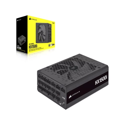 CORSAIR HX1500i 1500W ATX 3.0 & PCIe 5.0 80+ Platinum Ultra-Low Noise Tam Modüler CP-9020261-EU Güç Kaynağı