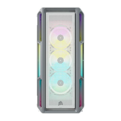 CORSAIR iCUE 5000T RGB CC-9011231-WW Temperli Camlı Mid-Tower Beyaz ATX Bilgisayar Kasası