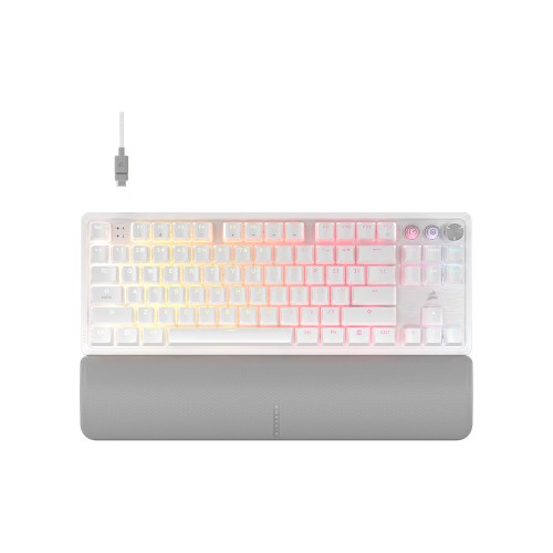 CORSAIR K70 PRO TKL MGX Hyperdrive V2 Switch Kablolu Beyaz Gaming Klavye