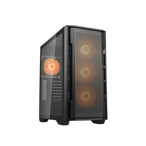 COUGAR UNIFACE RGB 750W 80Plus Gold 1xTypeC Temperli Camlı ATX Gaming Kasa-CGR-5C78B-RGB