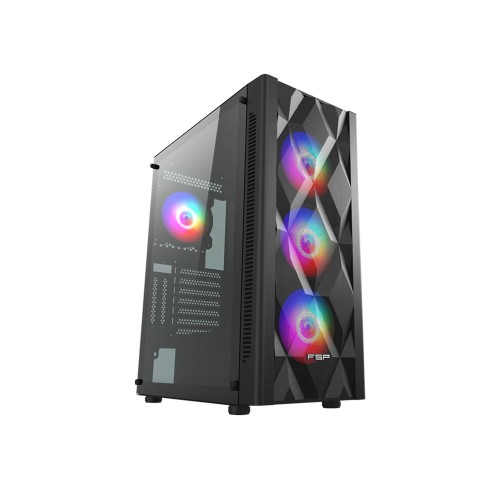 FSP CMT395A+Hydro K PRO 850W 80PLUS Bronze ATX3.0 PCIe5.0 Rainbow ATX Mid Tower Gaming Kasa