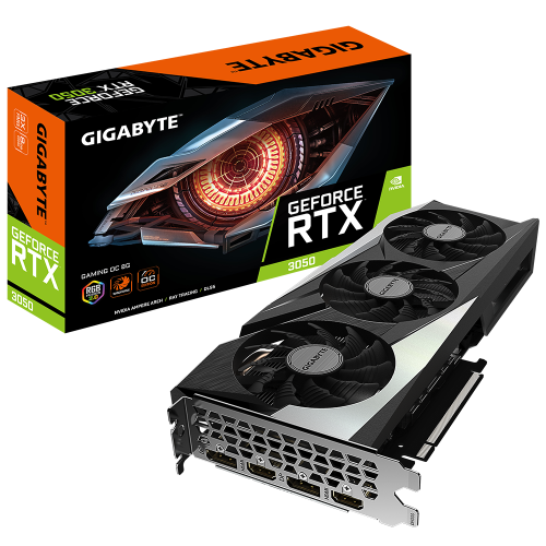 GIGABYTE GeForce RTX 3050 GAMING OC 8G GDDR6 128Bit NVIDIA Ekran Kartı