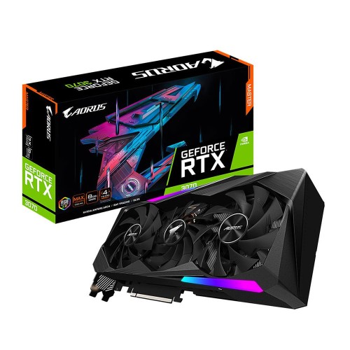 GIGABYTE GeForce RTX 3070 AORUS MASTER 8GB GDDR6 256Bit DX12