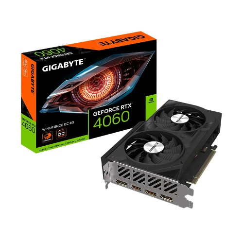 GIGABYTE GeForce RTX 4060 WINDFORCE OC 8GB GDDR6 128Bit DLSS 3