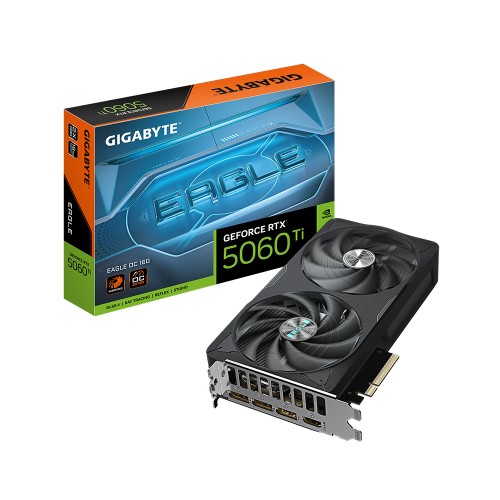 GIGABYTE GeForce RTX 5060 Ti EAGLE OC 16G GDDR7 16GB 128Bit DLSS 4 GV-N506TEAGLE OC-16GD NVIDIA Ekran Kartı