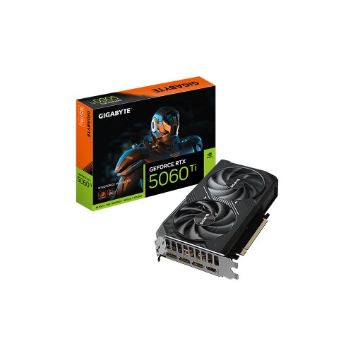 GIGABYTE GeForce RTX 5060 Ti WINDFORCE MAX OC 8G GDDR7 8GB 128Bit DLSS 4 NVIDIA Ekran Kartı-GV-N506TWF2MAX OC-8GD