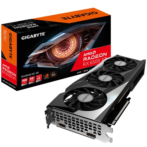 GIGABYTE RADEON RX 6500 XT GAMING OC 4G 4GB GDDR6 64Bit AMD Ekran Kartı