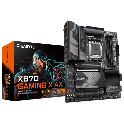 GIGABYTE X670 GAMING X AX AMD X670 Soket AM5 DDR5 6400MHz (OC) ATX Anakart