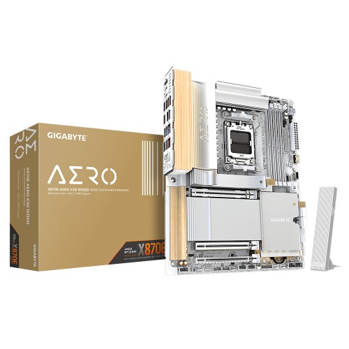 GIGABYTE X870E AERO X WOOD AMD Ryzen X870E AM5 Soket 9000(OC) ATX Anakart