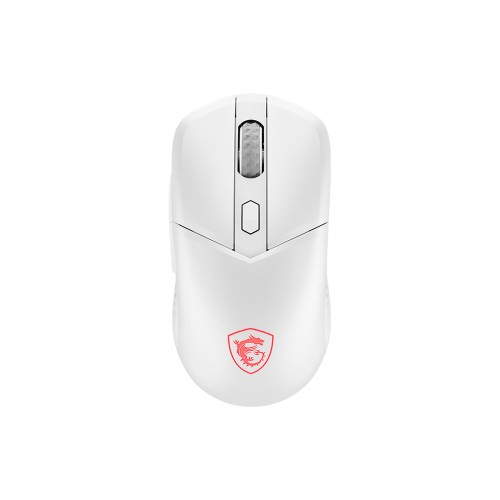 MSI VERSA 300 ELITE WIRELESS WHITE RGB PixArt PAW3395DM BT/Kablosuz 26000DPI Gaming Mouse