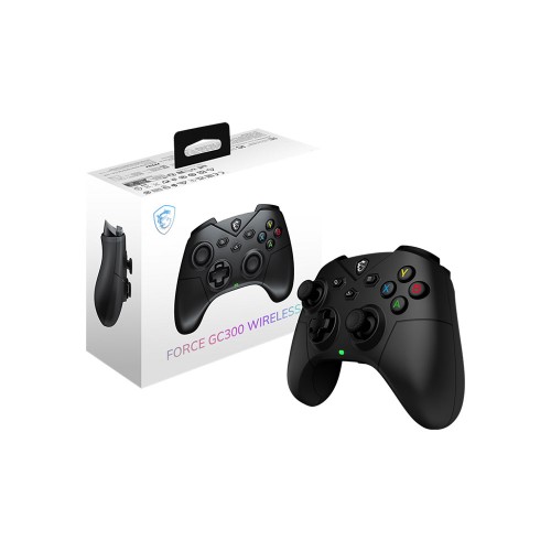 MSI FORCE GC300 W SİYAH 2.4 GHz /BT Kablolu/Kablosuz Siyah Gamepad