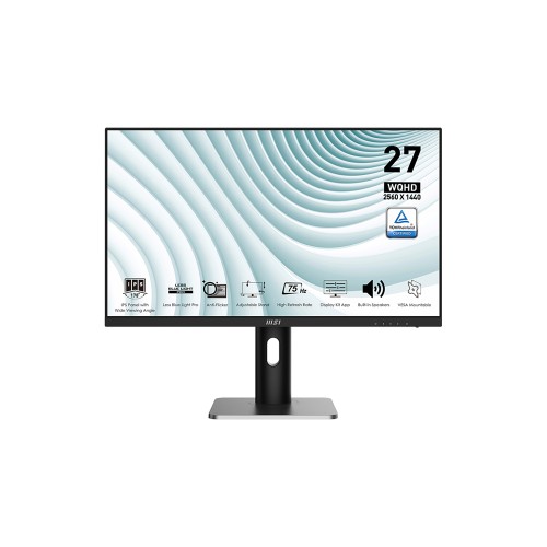 MSI 27" PRO MP273QP75HZ 1MS WQHD 16:9 FLAT IPS  FreeSync Pivot Monitör