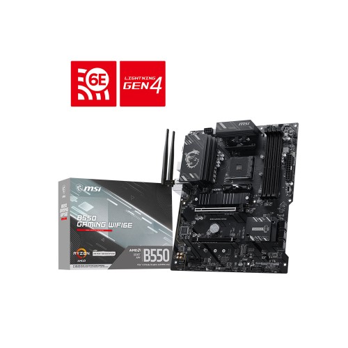 MSI B550 GAMING WIFI6E Amd B550 Soket AM4 DDR 44866+Mhz (O.C) M.2 ATX WIFI6E Anakart