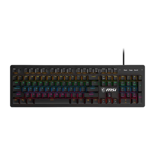 MSI FORGE GK300 RED TR RGB Red Switch Mekanik Gaming Klavye