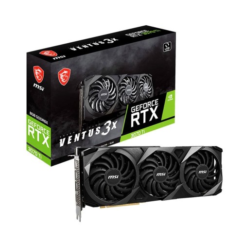 MSI GEFORCE RTX 3070 Ti VENTUS 3X 8G GDDR6X 256Bit NVIDIA Ekran