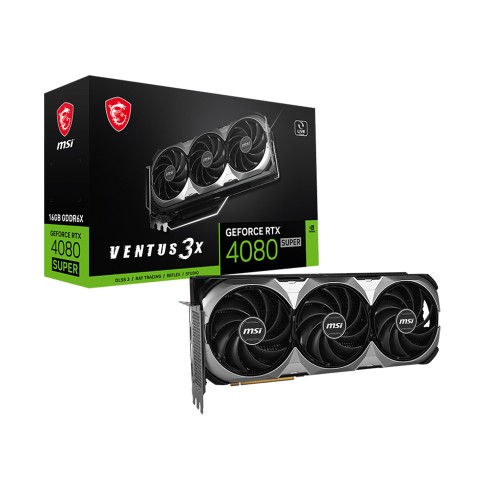MSI GeForce RTX 4080 SUPER 16G VENTUS 3X 16GB GDDR6X 256Bit DLSS 3 NVIDIA Ekran Kartı